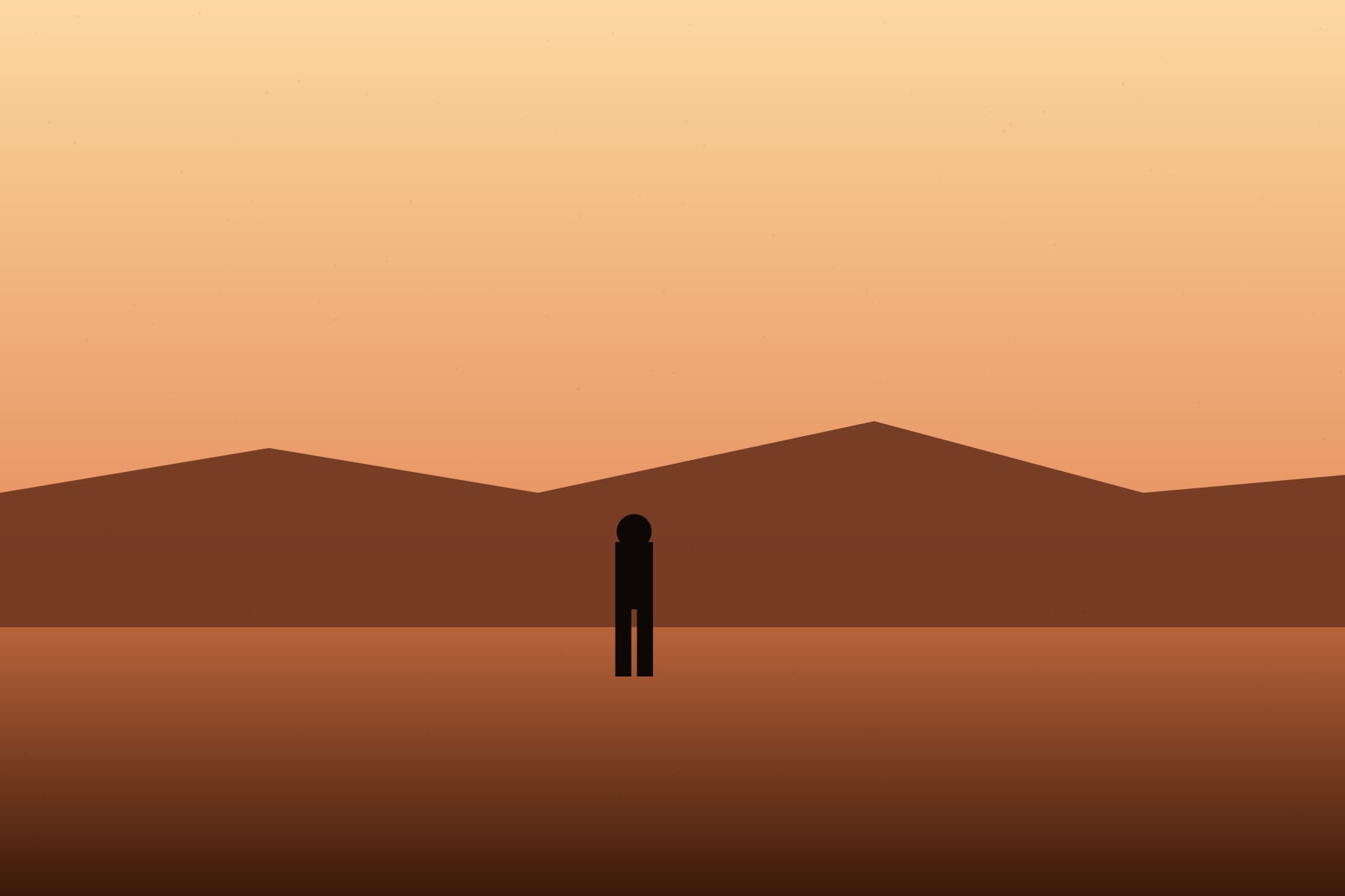 Placeholder — desert landscape at golden hour.