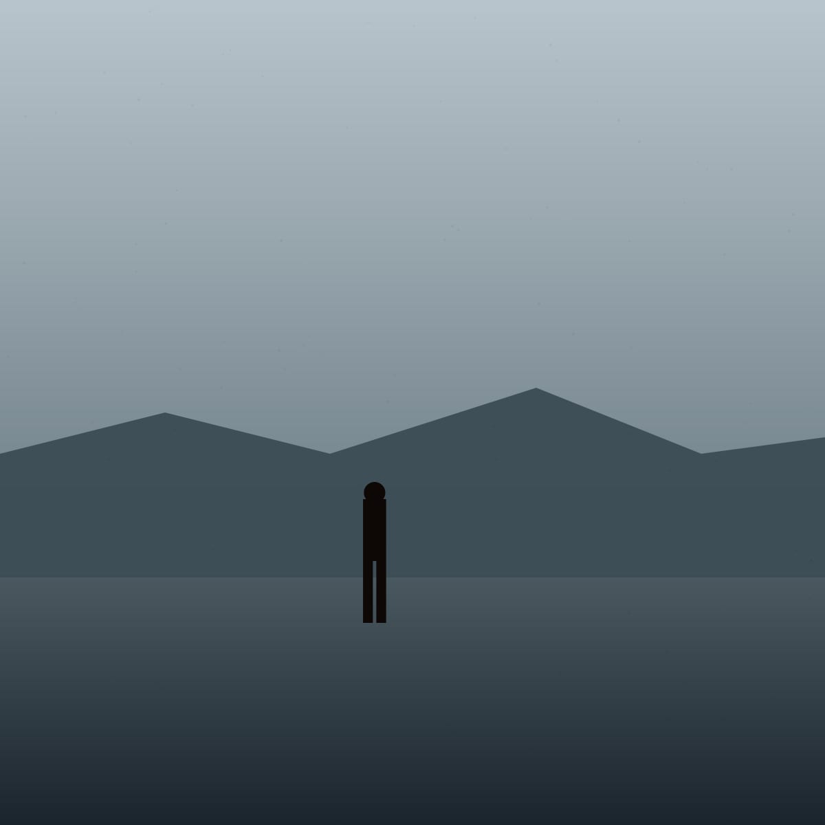 Placeholder — coastal cliff at overcast hour.