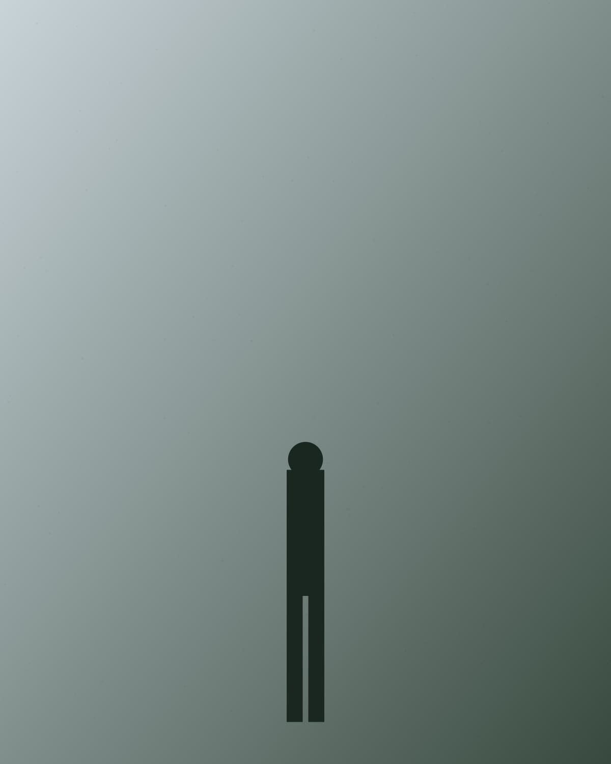 Placeholder — forest portrait, low light.